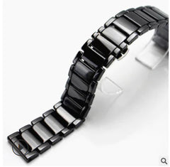 Ceramic Butterfly Buckle Watch Band for Apple Watch