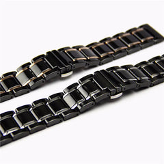 Ceramic Butterfly Buckle Watch Band for Apple Watch