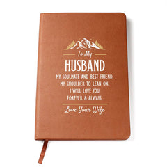 My Soulmate and Best Friend - Leather Journal